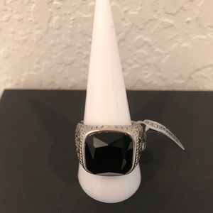 NEW MEN’S STAINLESS STEEL RING BY EDFORCE WITH TAG SIZE 10